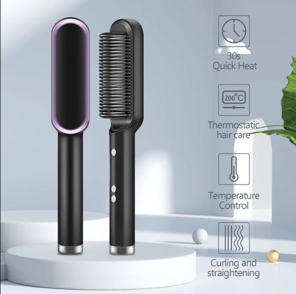 Hair Straightener Comb for Men & Women