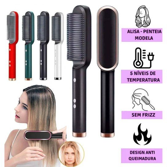 Hair Straightener Comb for Men & Women
